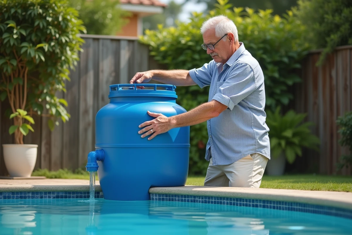 Utilisation de l&rsquo;eau de pluie pour le remplissage de votre piscine